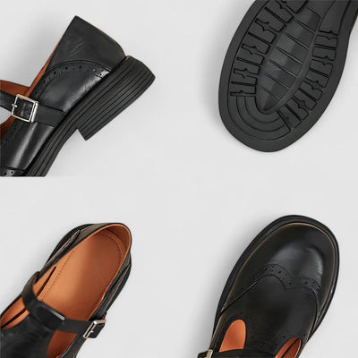 AMELIA | Eleganckie Ortopedyczne Półbuty ze Skóry Naturalnej